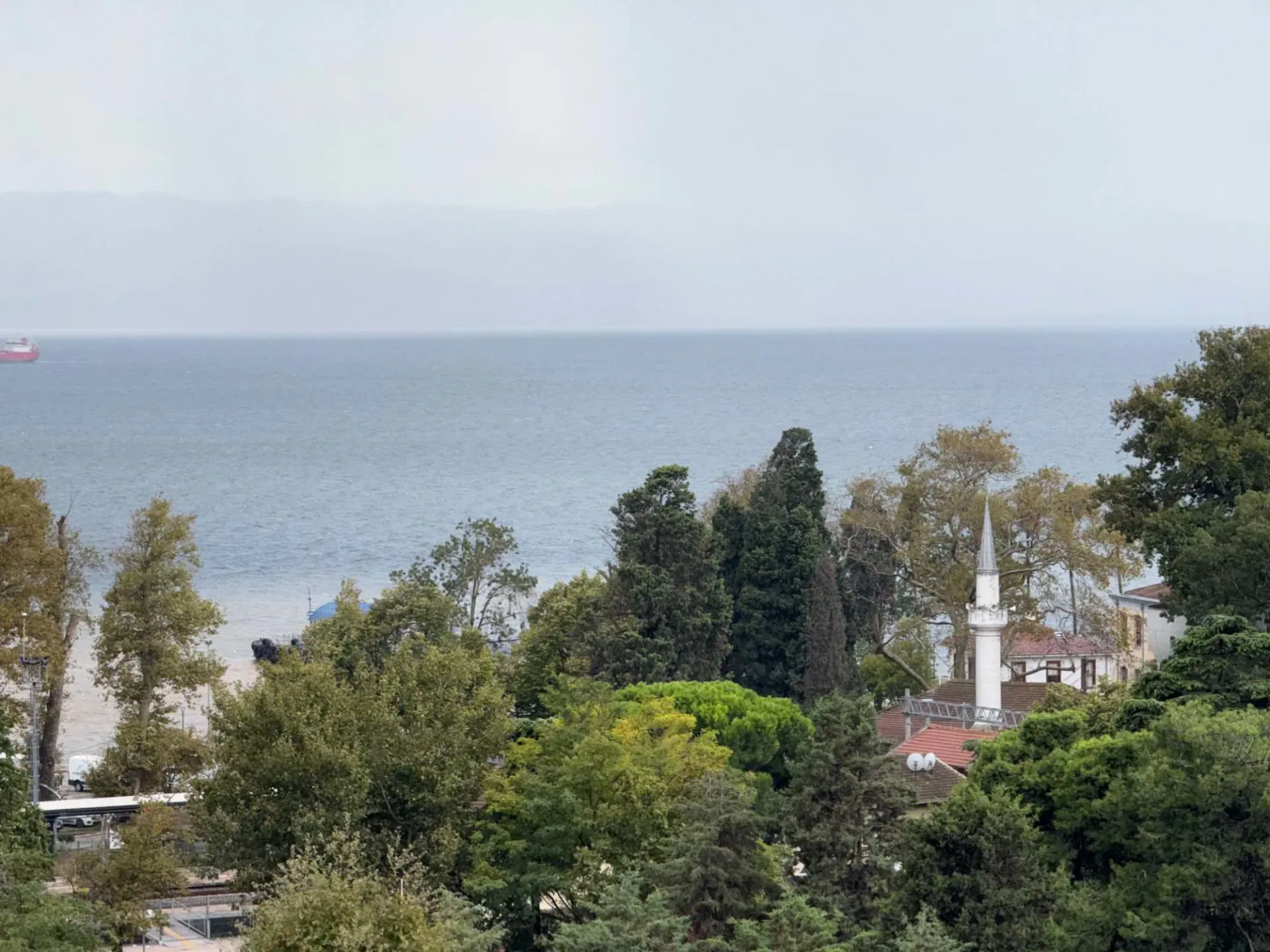 Kocaeli Aşağı Hereke'de Hereke Park evleri deniz manzaralı 3+1 satılık çatı dubleks